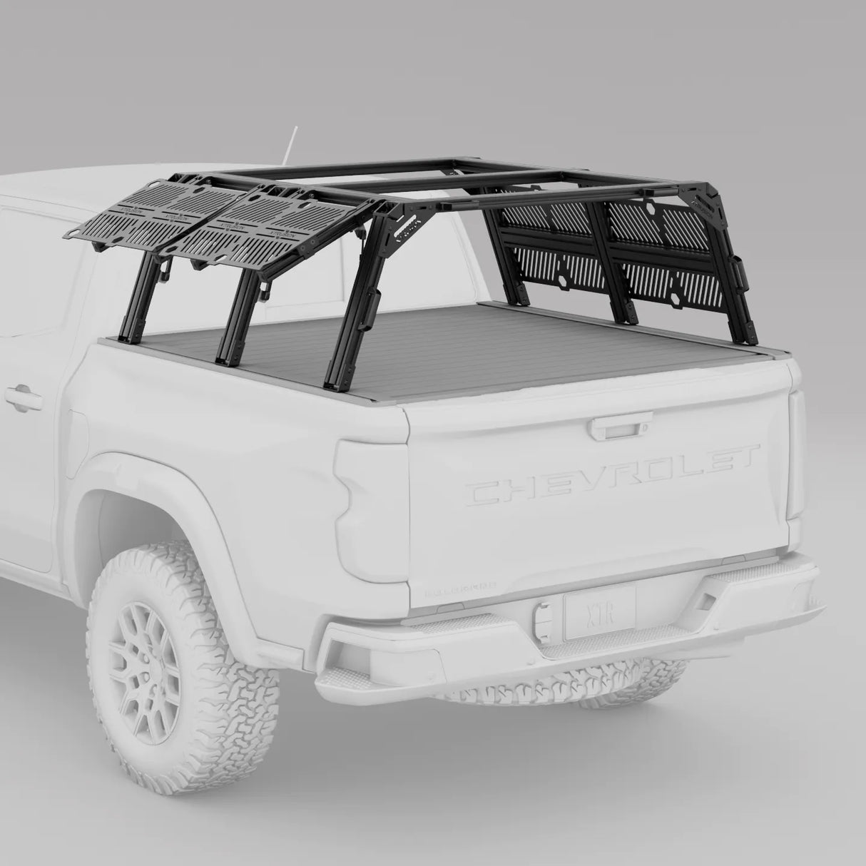 Chevrolet Colorado GMC Canyon XTR3 Bed Rack for Retrax XR 21.5H with Open AXS Side Access Gate

