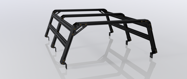 XTR3 Bed Rack for Retrax XR Cover - Dodge Ram HD - Tapered Bed