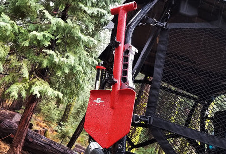 A6™ Adventure Mini Shovel (AMS - 1) - RED - Xtrusion Overland