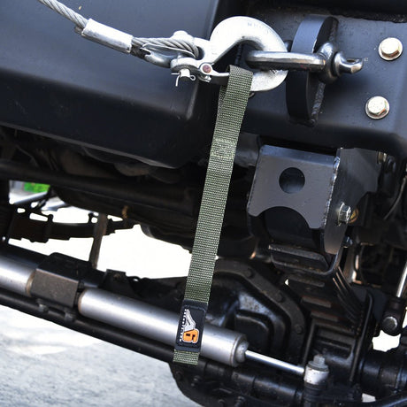 A6™ WINCH HOOK Pull Strap - 1 inch wide - Xtrusion Overland