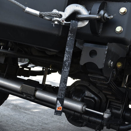 A6™ WINCH HOOK Pull Strap - 1 inch wide - Xtrusion Overland