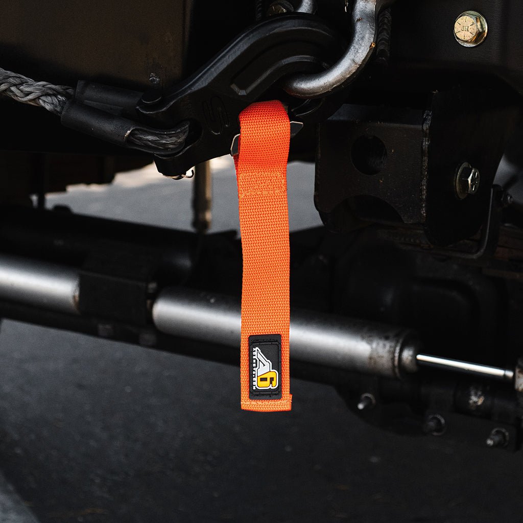 A6™ WINCH HOOK Pull Strap - 1.5 inch wide - Xtrusion Overland