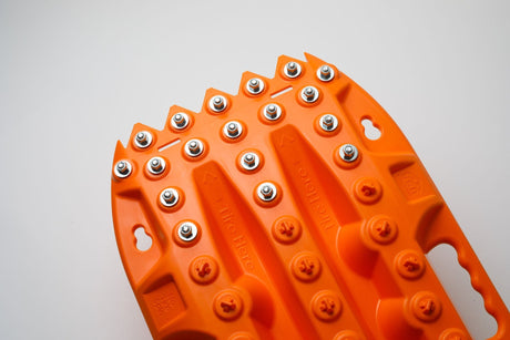ActionTrax Metal Teeth Recovery Boards Orange (Pair) - Extreme Traction Mats - Xtrusion Overland