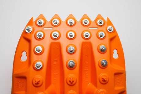 ActionTrax Metal Teeth Recovery Boards Orange (Pair) - Extreme Traction Mats - Xtrusion Overland