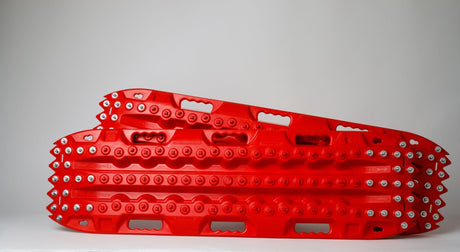 ActionTrax Metal Teeth Recovery Boards Red (Pair) - Extreme Traction Mats - Xtrusion Overland