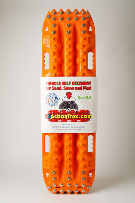 ActionTrax Metal Teeth Recovery Boards Red (Pair) - Extreme Traction Mats - Xtrusion Overland