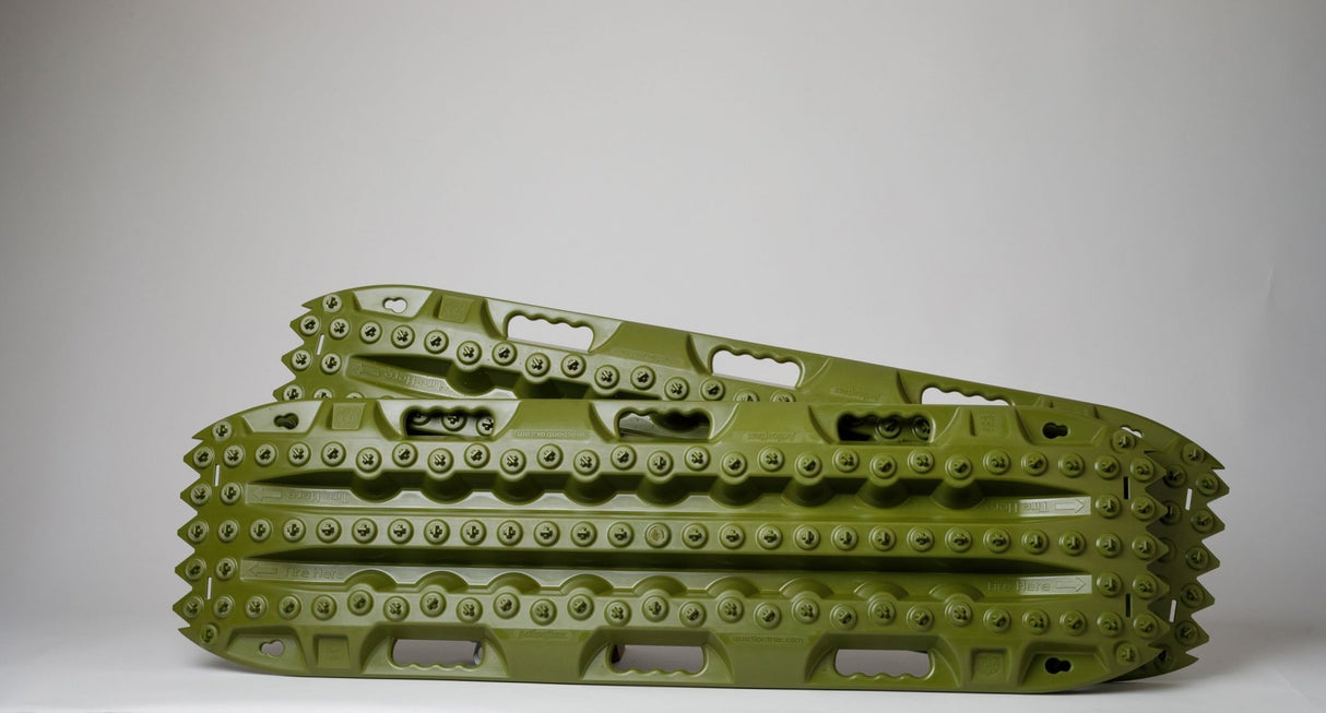 ActionTrax Recovery Boards OD Green (Pair) - Off-Road Vehicle Traction Mats - Xtrusion Overland