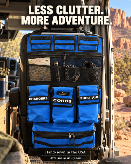 Adventure Ready 3 Seat Organizer - Xtrusion Overland