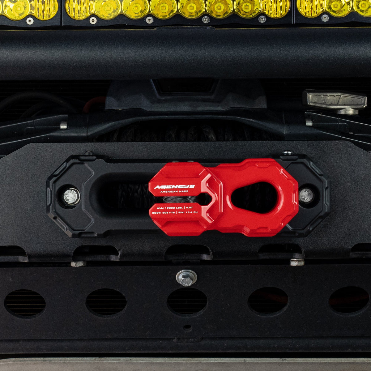 Agency 6 Billet Winch Shackle - Xtrusion Overland