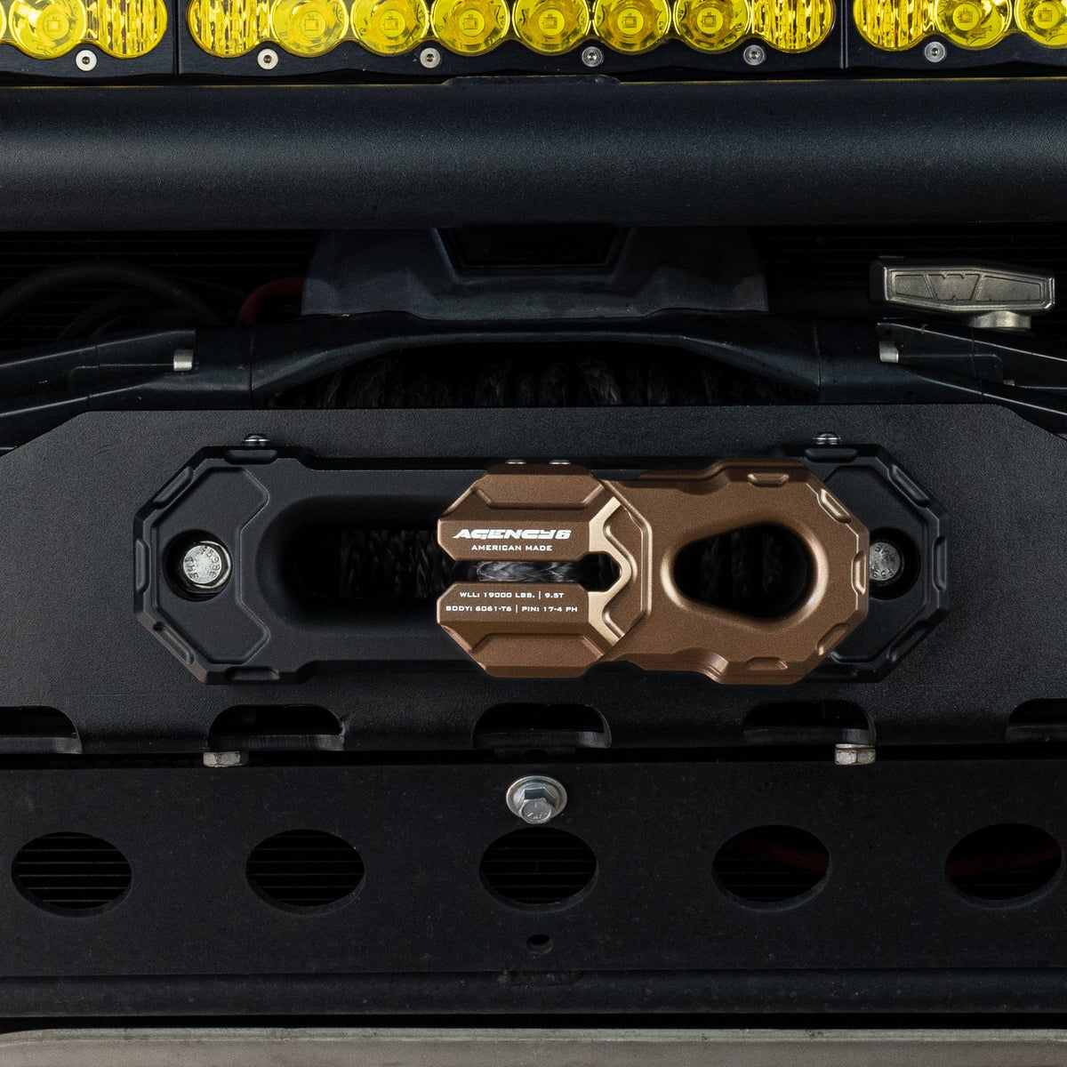 Agency 6 Billet Winch Shackle - Xtrusion Overland
