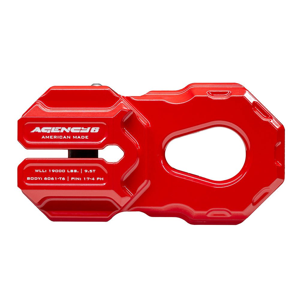 Agency 6 Billet Winch Shackle - Xtrusion Overland
