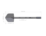 Agency 6™ LONG SHOVEL - POWDER COAT RED - Xtrusion Overland