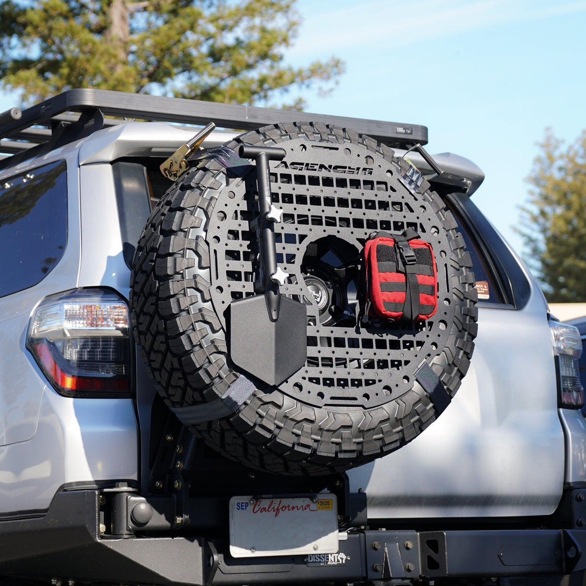 Agency 6 Molle GRIDS Panel - Spare Tire - Xtrusion Overland
