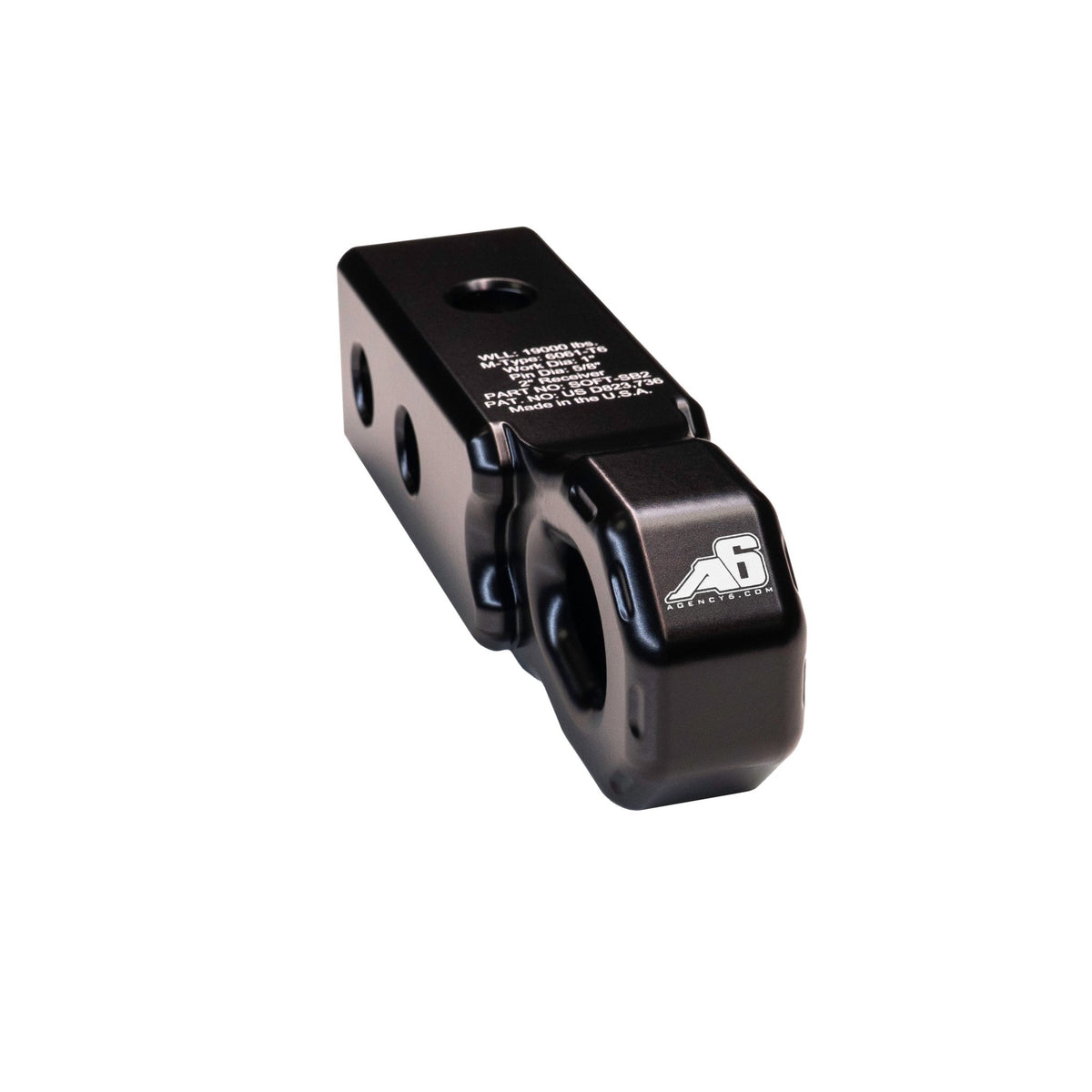Agency 6 Soft Shackle Recovery Block – 2" Receiver - Xtrusion Overland