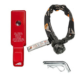 Agency 6 Soft Shackle Recovery Block with Soft Shackle & Hitch Pin – 2" Receiver - Xtrusion Overland