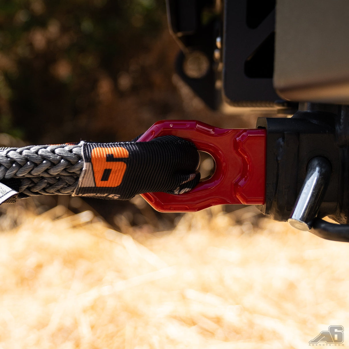 Agency 6 Soft Shackle Recovery Block with Soft Shackle & Hitch Pin – 2" Receiver - Xtrusion Overland