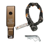 Agency 6 Soft Shackle Recovery Block with Soft Shackle & Hitch Pin – 2" Receiver - Xtrusion Overland