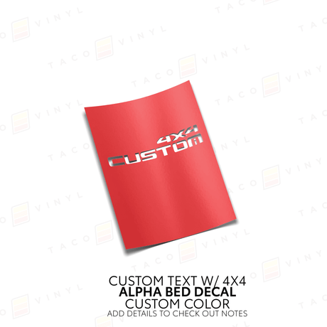 Alpha Bed Decals - Xtrusion Overland