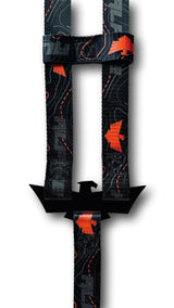Alpine Double Eagle Strap- Orange Topo (single strap) - Xtrusion Overland