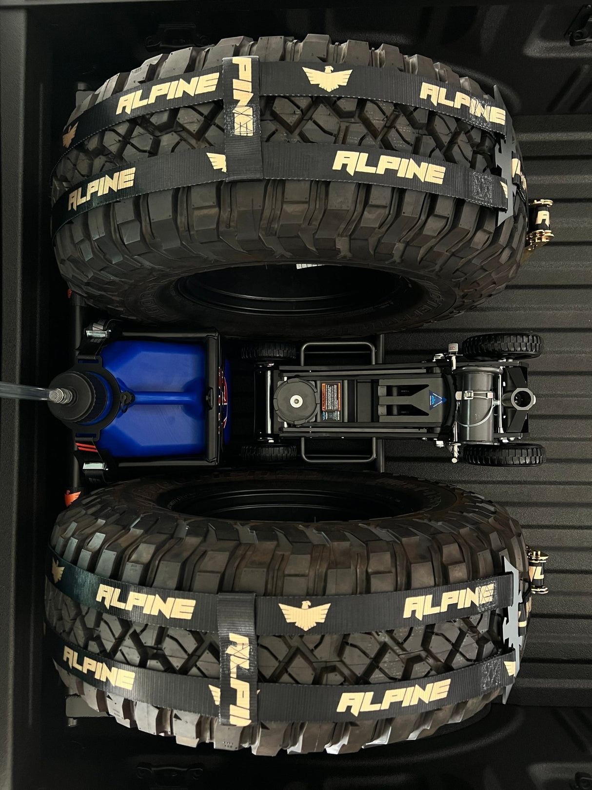 Alpine Double Eagle Straps- Gold and Black (single strap) - Xtrusion Overland