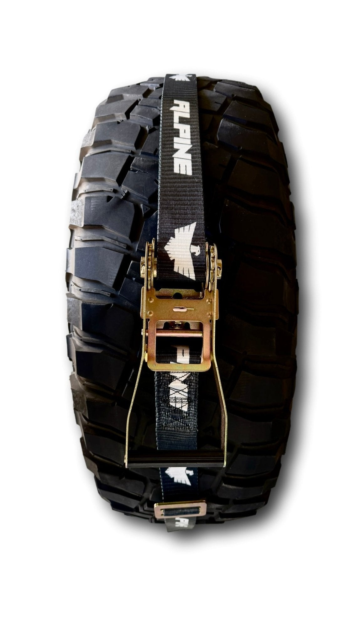 Alpine Trooper Tire Tie Down (Single Strap) - Xtrusion Overland