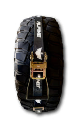 Alpine Trooper Tire Tie Down (Single Strap) - Xtrusion Overland