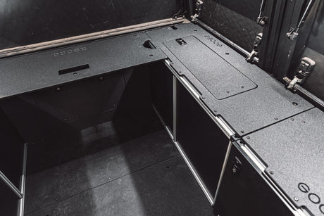 Alu - Cab Alu - Cabin Canopy Camper - Chevrolet Silverado 1500 / GMC Sierra 1500 2019 - Present 4th Gen. - Front Utility Module - 5'8" Bed - Xtrusion Overland