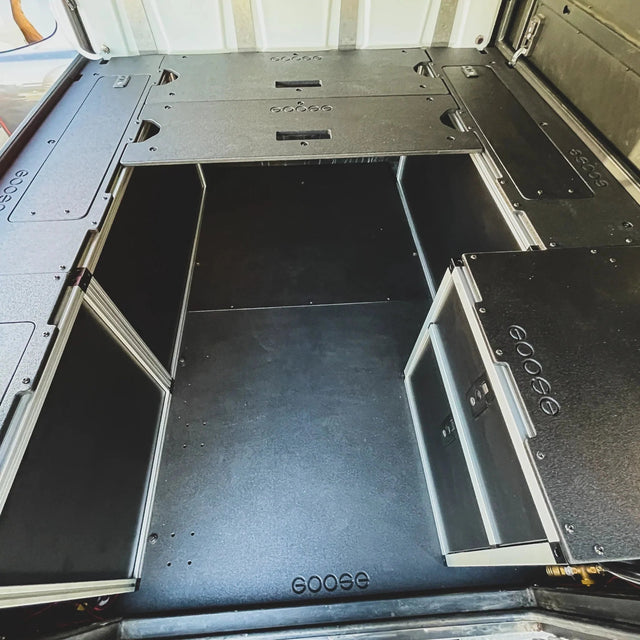 Alu - Cab Canopy Camper - Sleep Deck Panel - Utility Module to Utility Module - 6' Bed Extension Panel - Xtrusion Overland