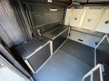 Alu - Cab Canopy Camper V2 - Toyota Tacoma 2005 - Present 2nd & 3rd Gen. - Front Utility Module - 6' Bed - Xtrusion Overland