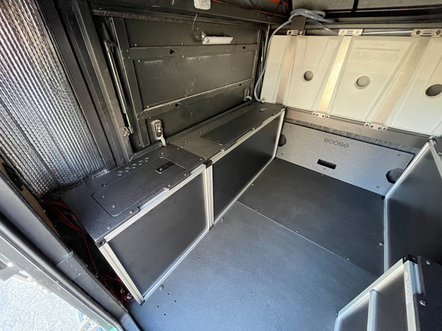 Alu - Cab Canopy Camper V2 - Toyota Tacoma 2005 - Present 2nd & 3rd Gen. - Front Utility Module - 6' Bed - Xtrusion Overland