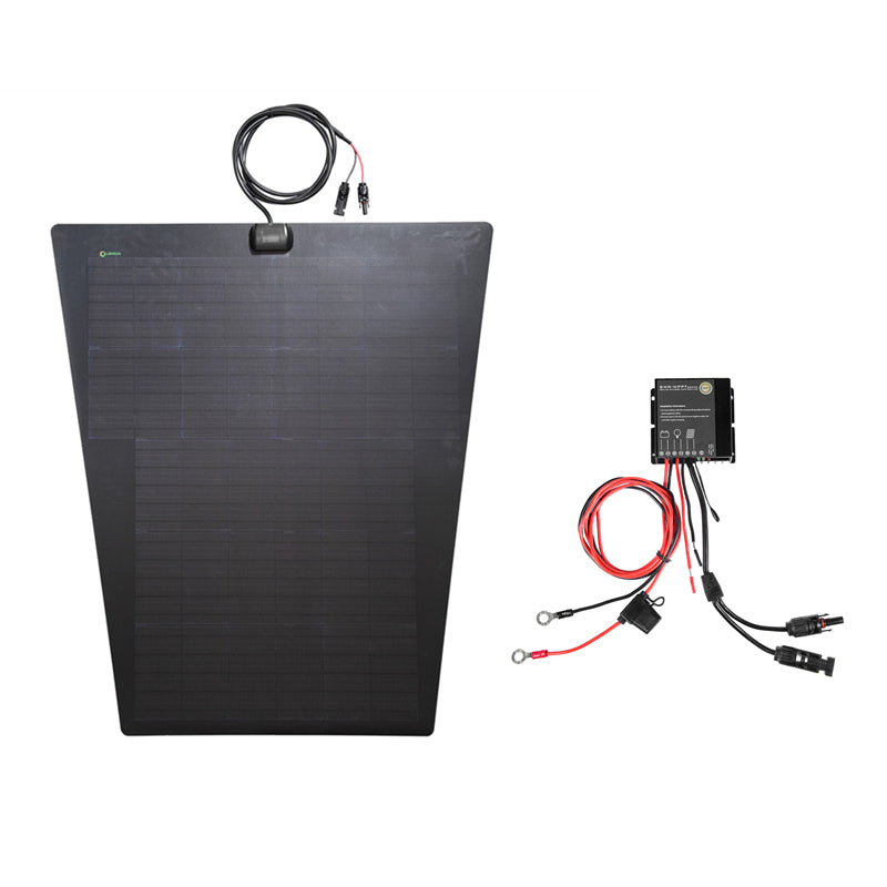 am 1500 2500 3500 3rd Gen (2002-2009) Lensun 90W Hood Flexible Solar Panel