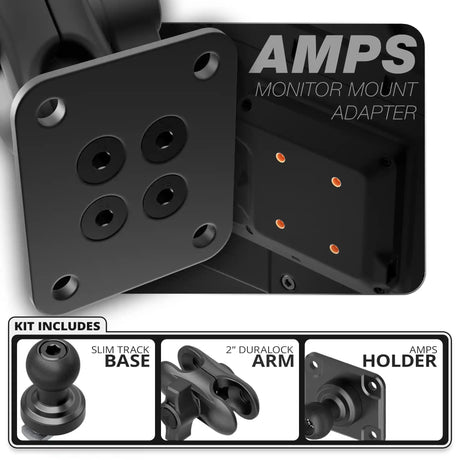 AMPS | Slim Track Base | 2" DuraLock Arm - Xtrusion Overland