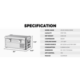 APL20 Light Duty Aluminum Silver Freezer Single Zone | ICECO | 20 LT - Xtrusion Overland