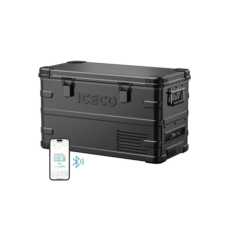 APL35 Dual Zone Aluminum Black Fridge | ICECO | 35 LT - Xtrusion Overland