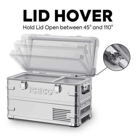 APL35 Dual Zone Aluminum Fridge refrigerator| ICECO | 35 LT - Xtrusion Overland