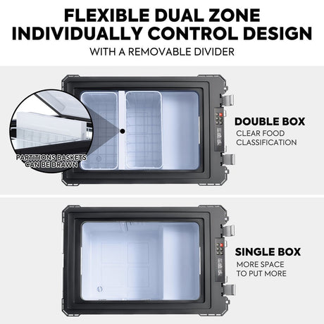 APL55 Dual Zone 12 Volt Fridge | ICECO | 55 LT - Xtrusion Overland