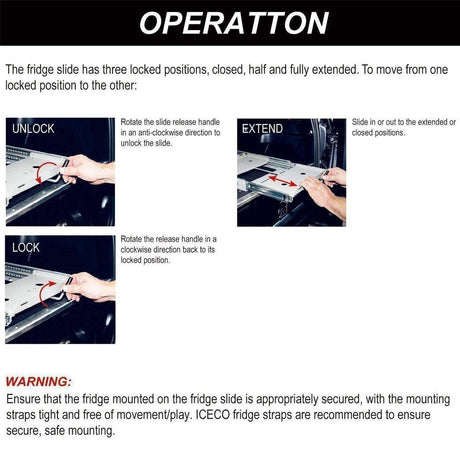 APL55/VL60PRO Mounting Slide | ICECO - Xtrusion Overland