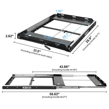 APL55/VL60PRO Slide Mount | ICECO - Xtrusion Overland