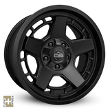 Overland Sector Atlas 17x9 -12 5x114.3/5x127mm 71.5mm Satin Black