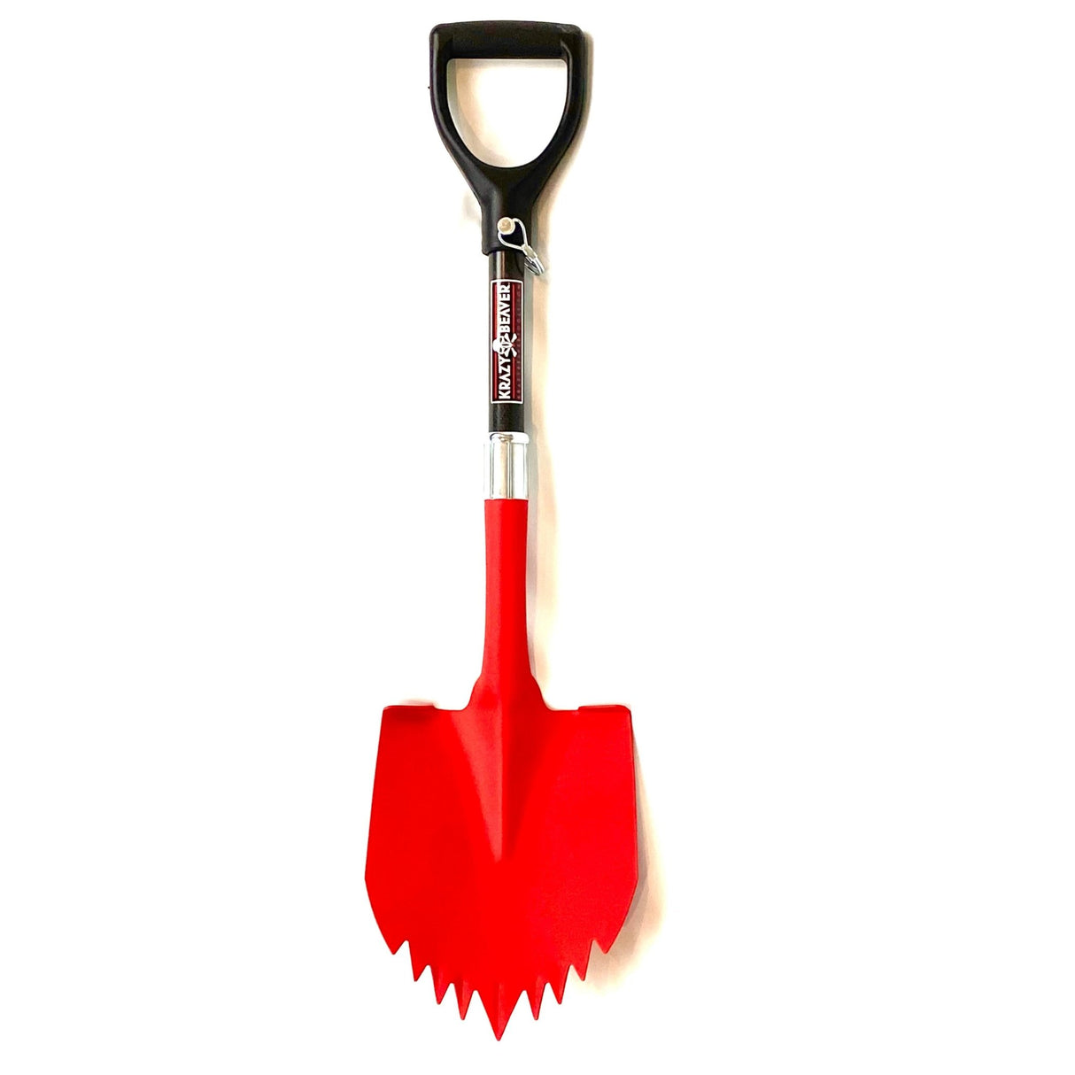 ATV / UTV Krazy Beaver Shorty Shovel (Textured Red Head / Black Handle) - Xtrusion Overland