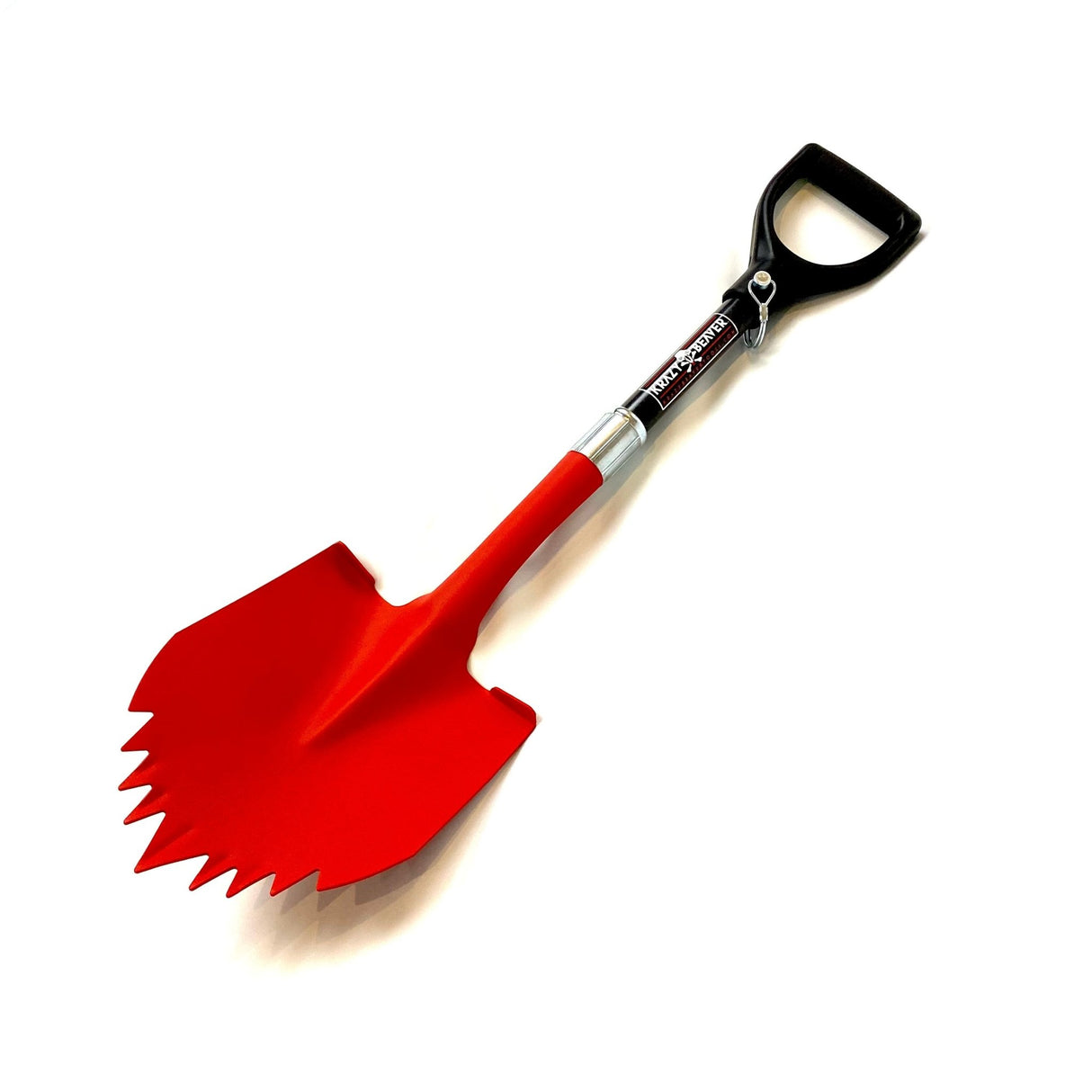 ATV / UTV Krazy Beaver Shorty Shovel (Textured Red Head / Black Handle) - Xtrusion Overland