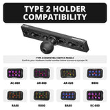 Auxbeam Holder | Slim Track Base | Choose Arm Length & Panel Type - Xtrusion Overland