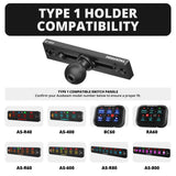 Auxbeam Holder | Slim Track Base | Choose Arm Length & Panel Type - Xtrusion Overland