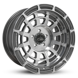 Overland Sector Badlander Forged 17x9 +0 5x114.3mm 73.1mm Gloss Gun Metal Machined Face