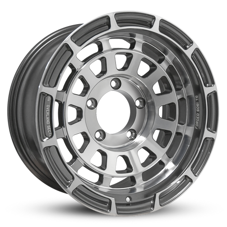 Badlander Gloss Gunmetal Machined (FORGED)