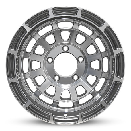 Badlander Gloss Gunmetal Machined (FORGED)