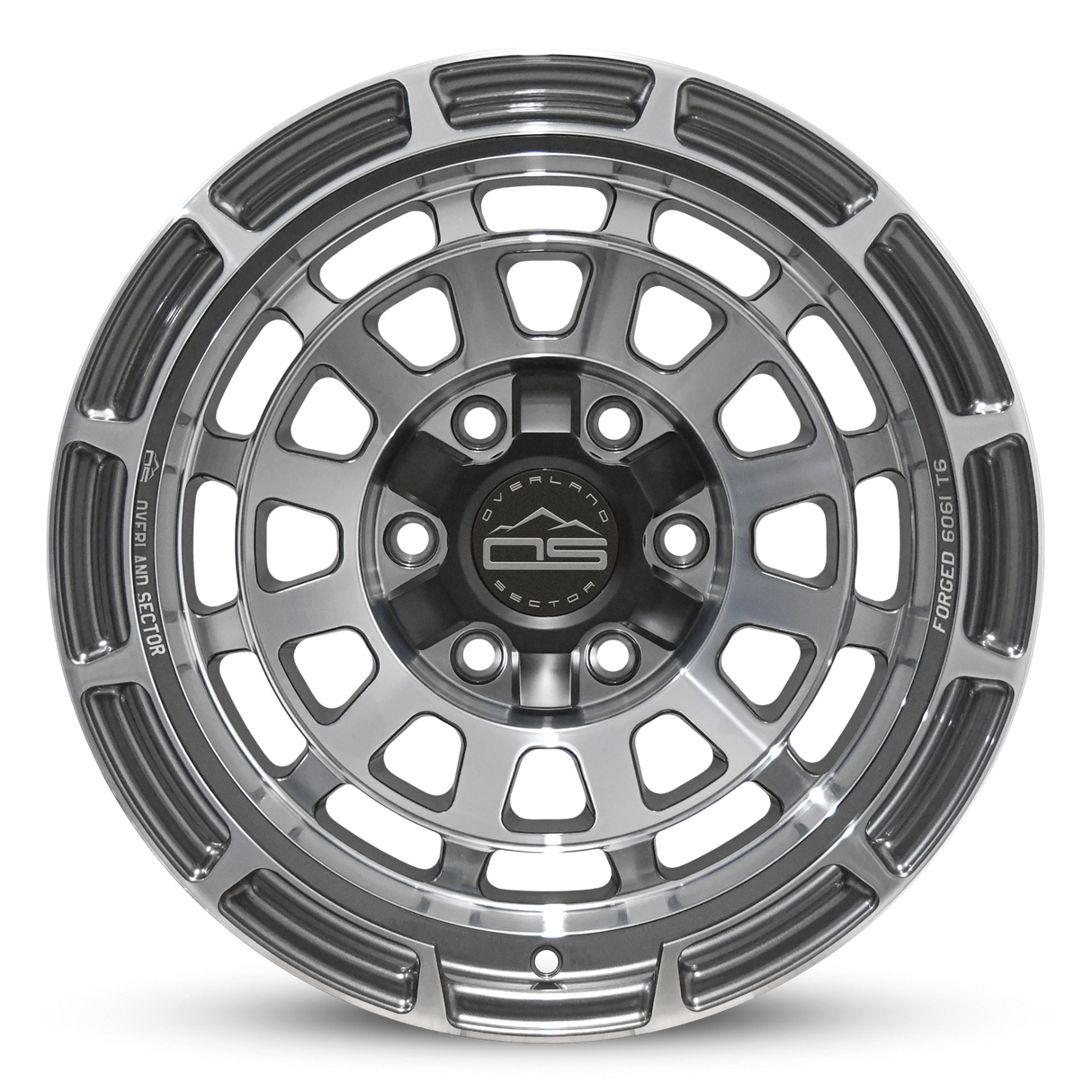 Badlander Gloss Gunmetal Machined (FORGED)