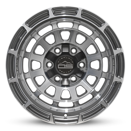 Badlander Gloss Gunmetal Machined (FORGED)