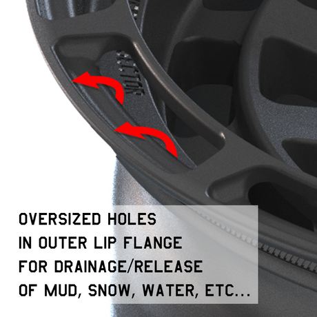 Overland Sector Badlander Forged 17x9 -12 6x139.7mm 106.1mm All Satin Black