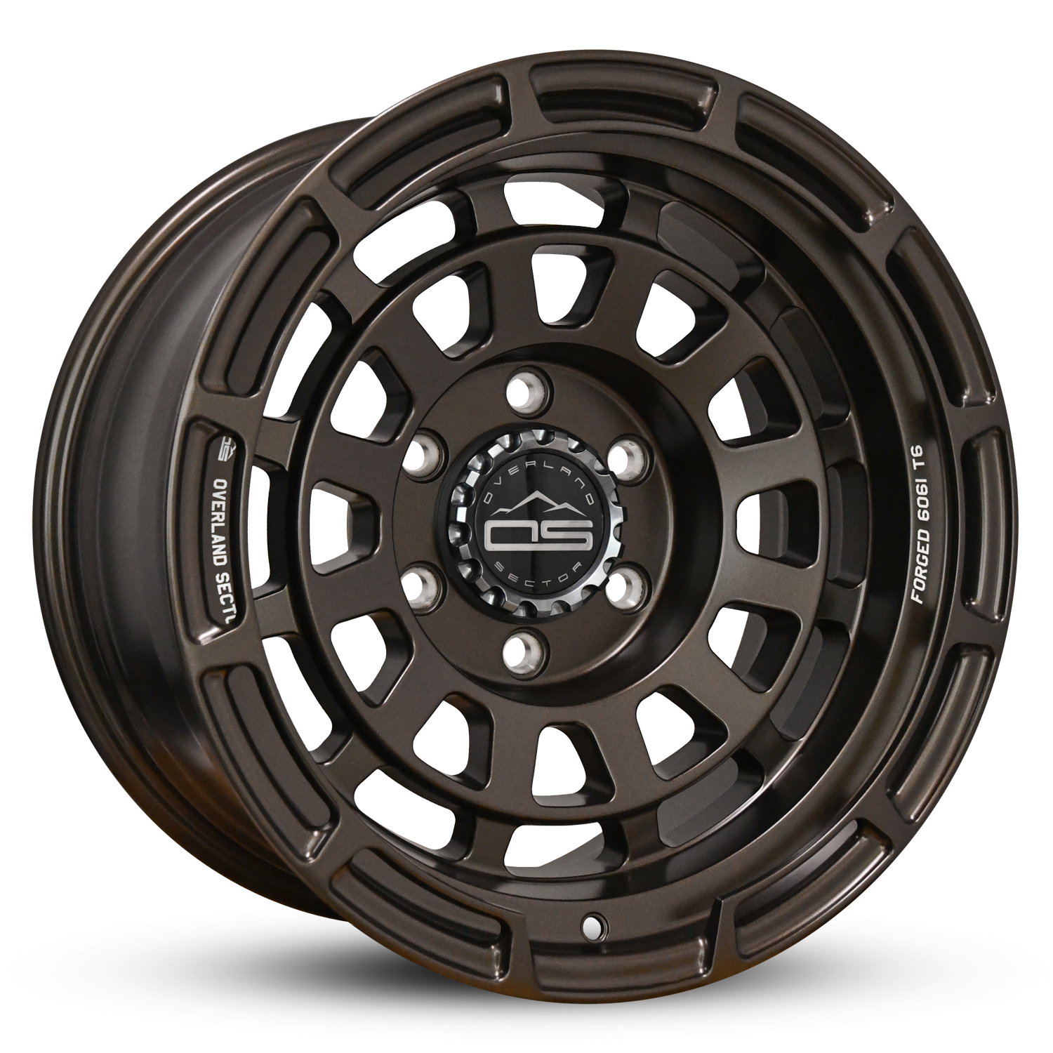 Overland Sector Badlander Forged 17x9 -12 6x139.7mm 106.1mm All Satin Mocha Bronze